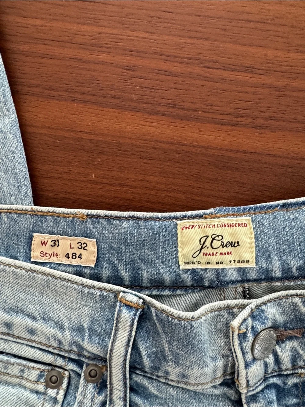 J. Crew Light Wash Men’s Jeans - Classic Straight slim Fit - 33x32